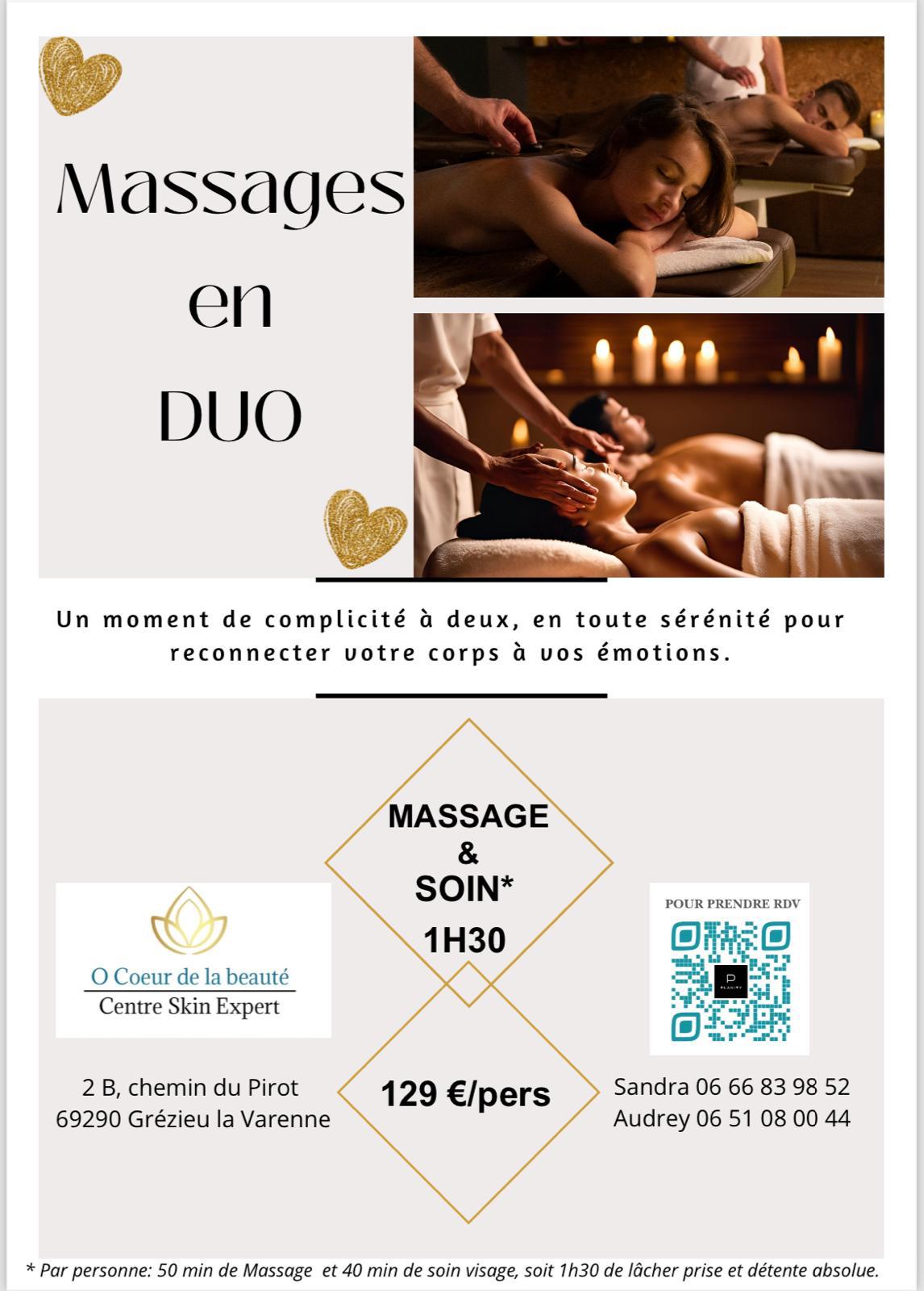 You are currently viewing O Cœur du bien-être, massage en duo